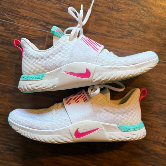 Nike Shoes - Nike Renew In-Season TR 10 (White / Pink / Green) women’s size 10